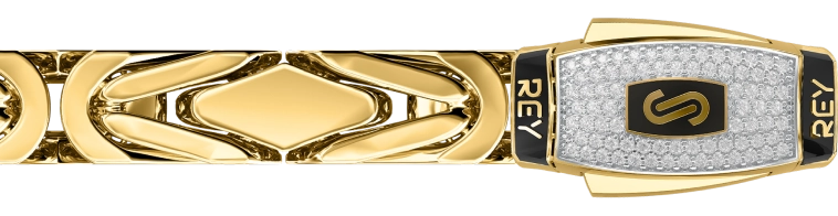 REY SQUARE - PLAIN - PAVE LOCK